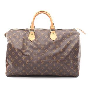 Louis Vuitton Speedy 40 Handbag Monogram Brown